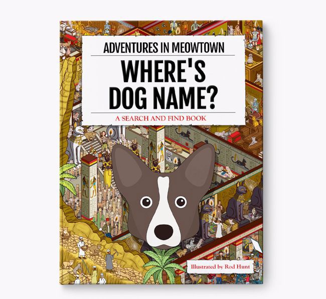 Personalised Cardigan Welsh Corgi Book: Where's Dog Name? Volume 2